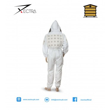Beekeeper Suit Semi Ventilated Fencing Veil White